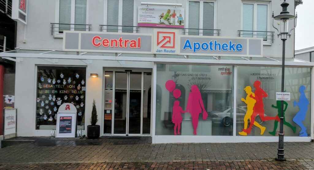 Filiale der Central-Apotheke von Außen